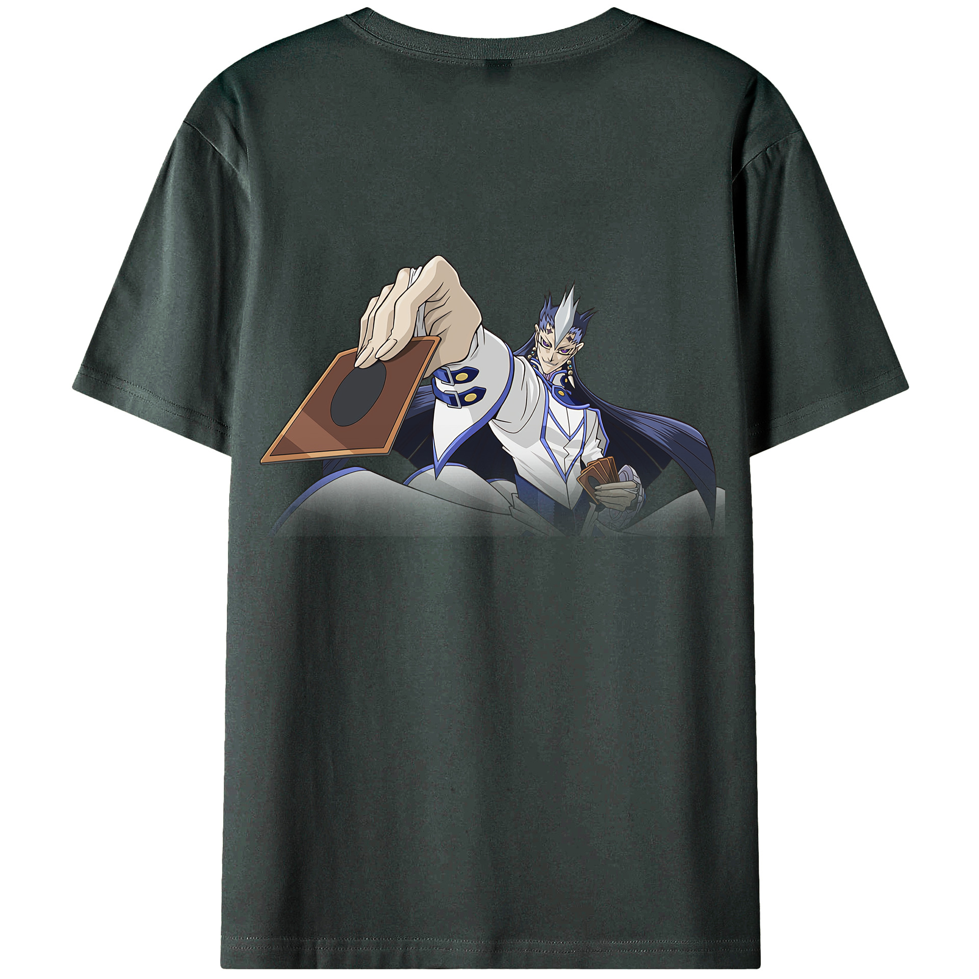 （画像用） 遊☆戯☆王 Yu-Gi-Oh! 綿100％ メンズ半袖Tシャツ（バックプリント） 通気性